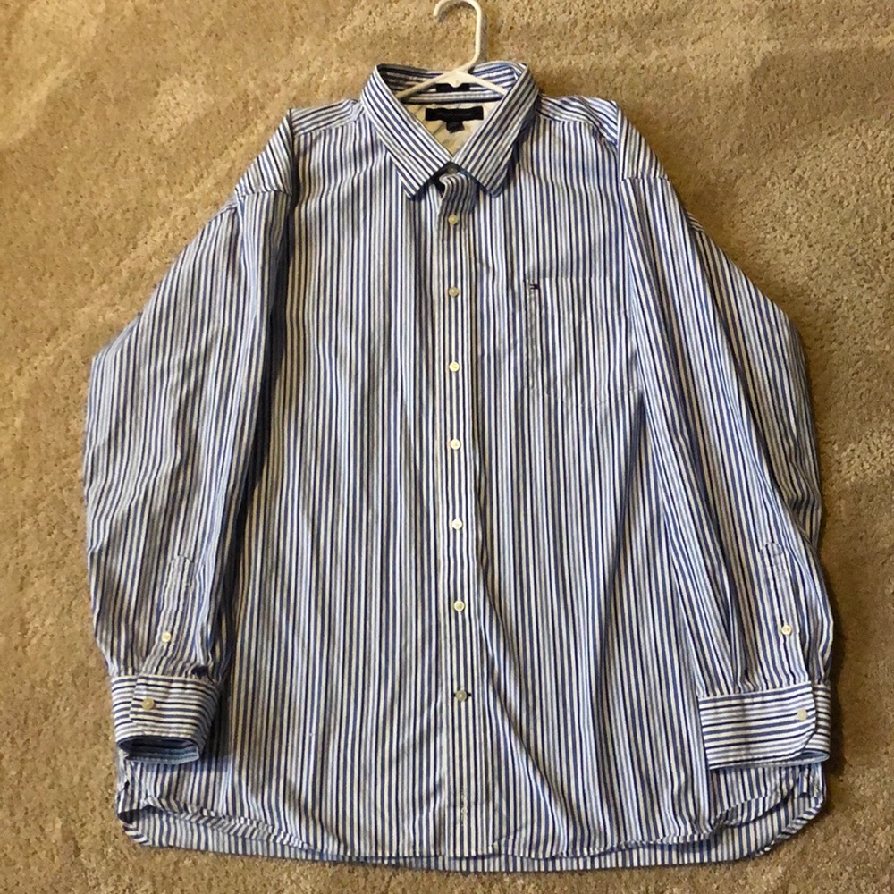 Tommy Hilfiger 2X long sleeve button up shirt